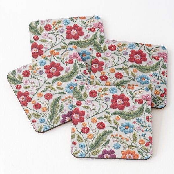 Item preview, Embroidery Seamless Floral Pattern - Edition 4 designed and sold by CharlieDesings.