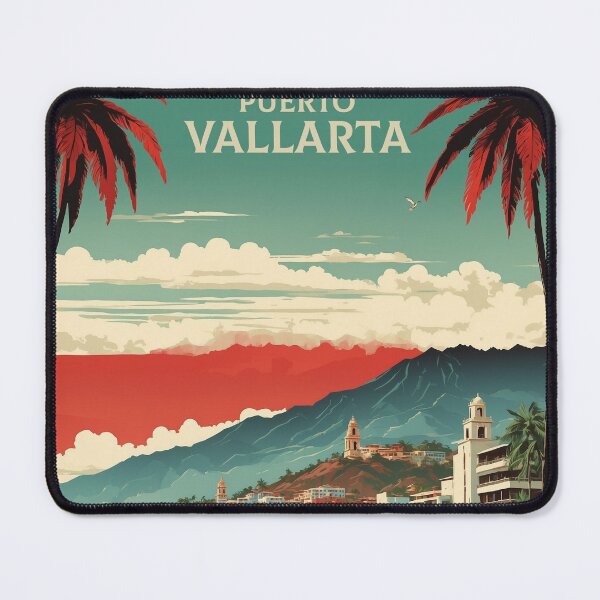 Item preview, Puerto Vallarta Mexico Vintage Poster Tourism 3 designed and sold by TravelersGems.