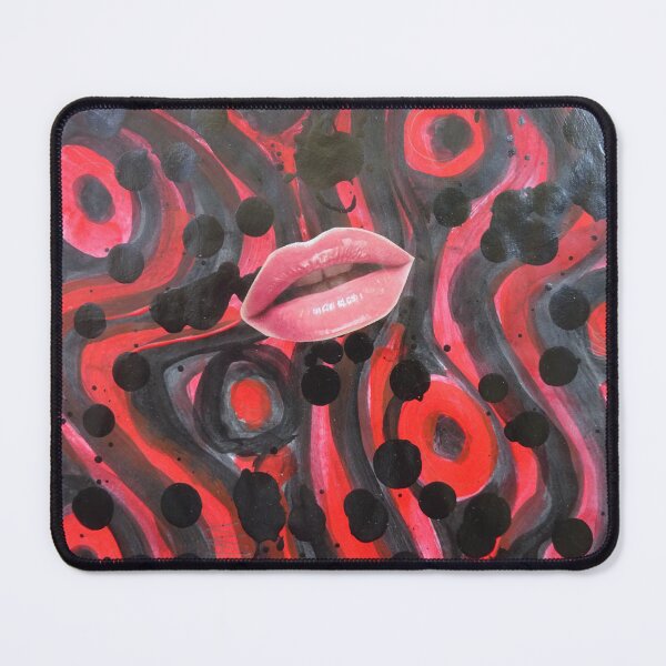 Item preview,  red lips in red & black designed and sold by walterfest.