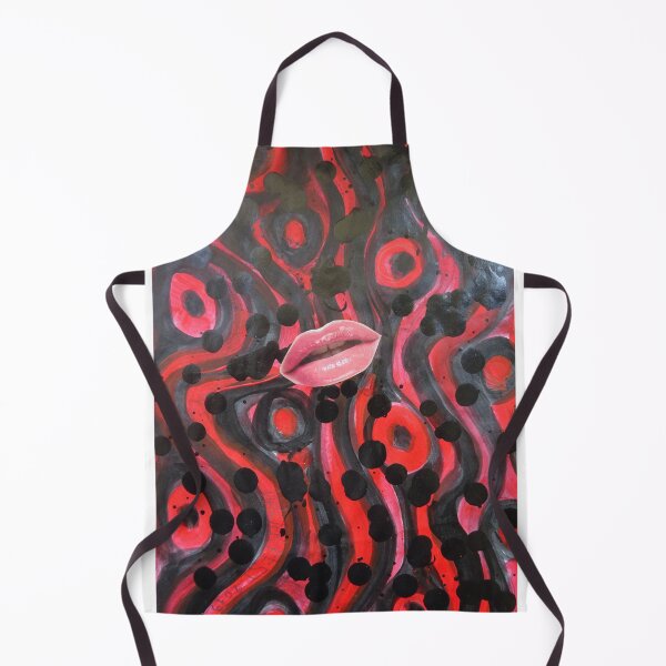 Item preview, red lips in red & black designed and sold by walterfest.