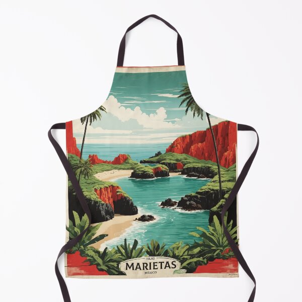 Item preview, Islas Marietas Mexico Vintage Poster 3 designed and sold by TravelersGems.