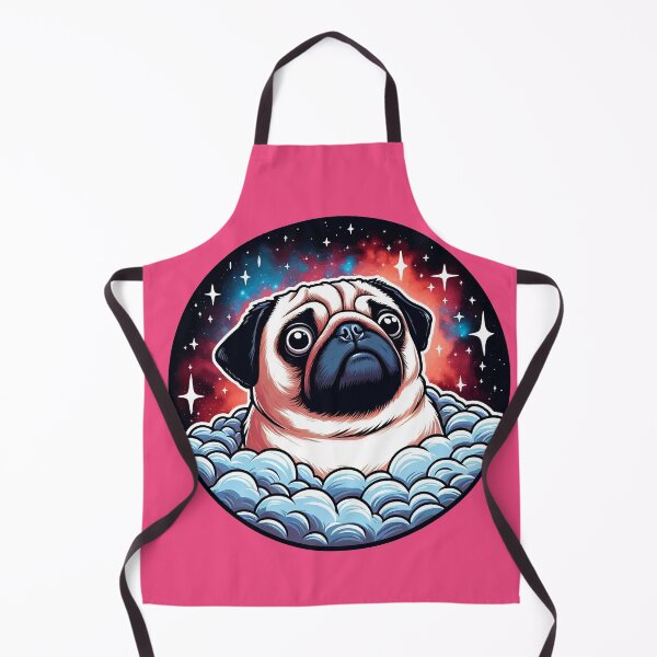 Item preview, pug dog in the galaxy designed and sold by unepommedeterre.