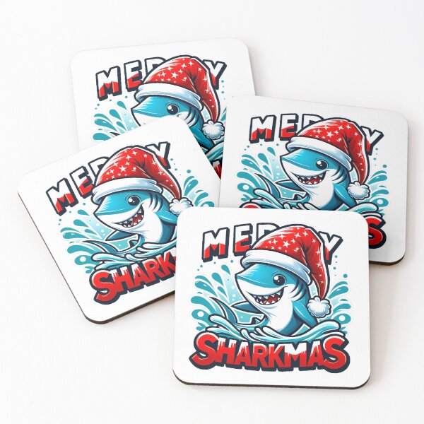 Item preview, Merry Sharkmas - Festive Shark Celebration: Dive into a Merry Sharkmas! designed and sold by Sonic-Store.