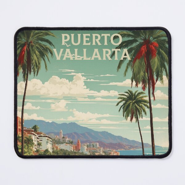 Item preview, Puerto Vallarta Mexico Vintage Poster Tourism 4 designed and sold by TravelersGems.