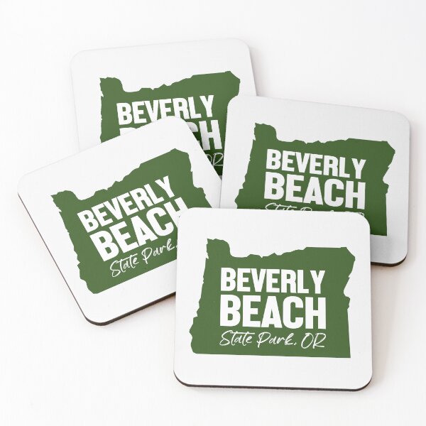Item preview, Beverly Beach State Park Oregon Map designed and sold by bivenart.