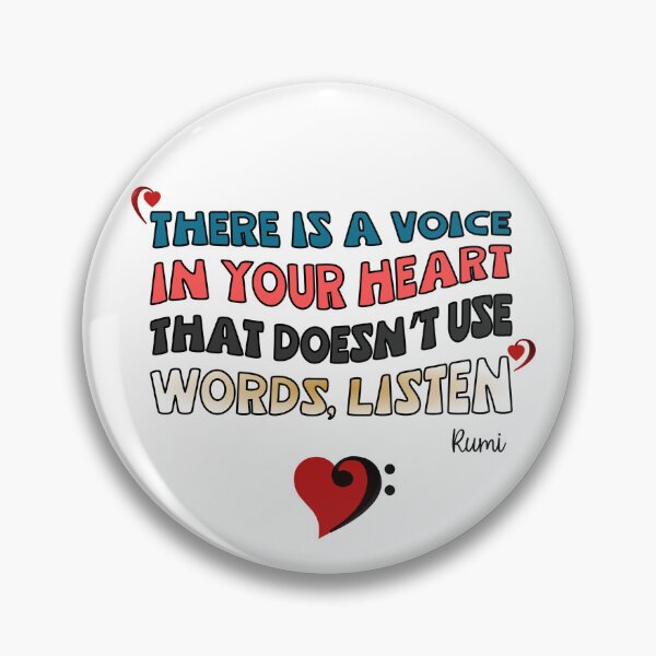 Item preview, There is a voice in your heart that doesn’t use words, listen designed and sold by mayaone.