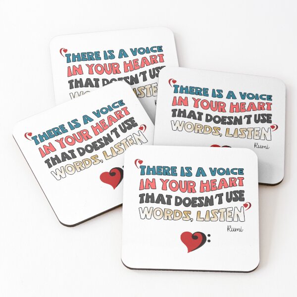 Item preview, There is a voice in your heart that doesn’t use words, listen designed and sold by mayaone.