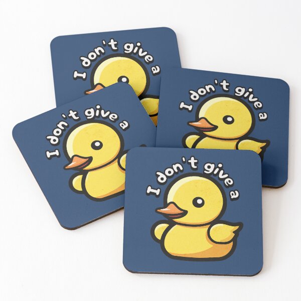 Item preview, I Don't Give a ... Rubber Duck Funny pun design designed and sold by Sir Meow Meow.