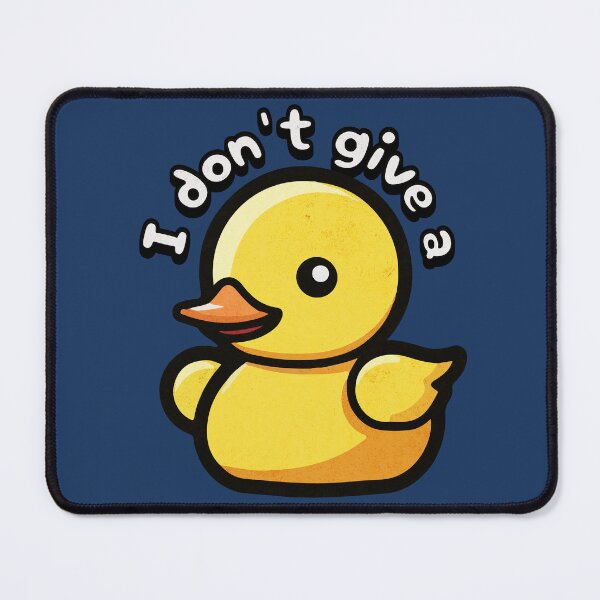 Item preview, I Don't Give a ... Rubber Duck Funny pun design designed and sold by Sir Meow Meow.