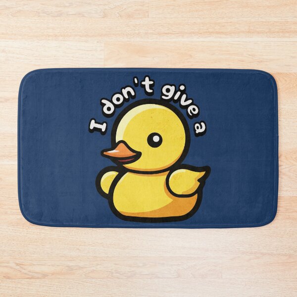 Item preview, I Don't Give a ... Rubber Duck Funny pun design designed and sold by Sir Meow Meow.