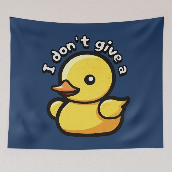 Item preview, I Don't Give a ... Rubber Duck Funny pun design designed and sold by Sir Meow Meow.