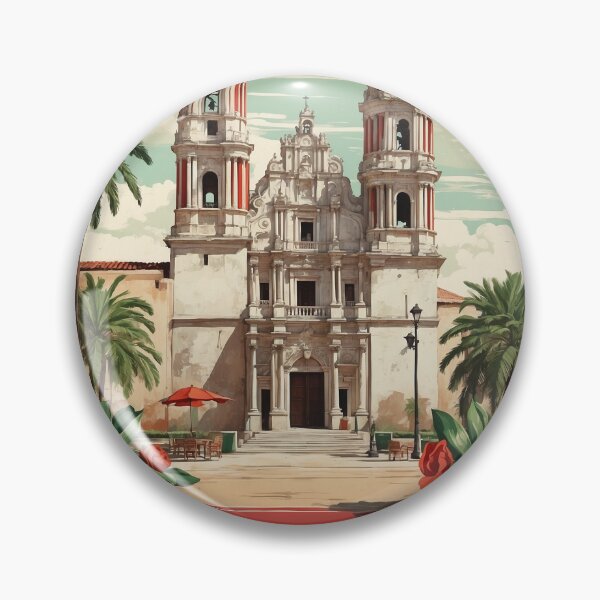 Item preview, Valladolid Mexico Vintage Poster Tourism designed and sold by TravelersGems.