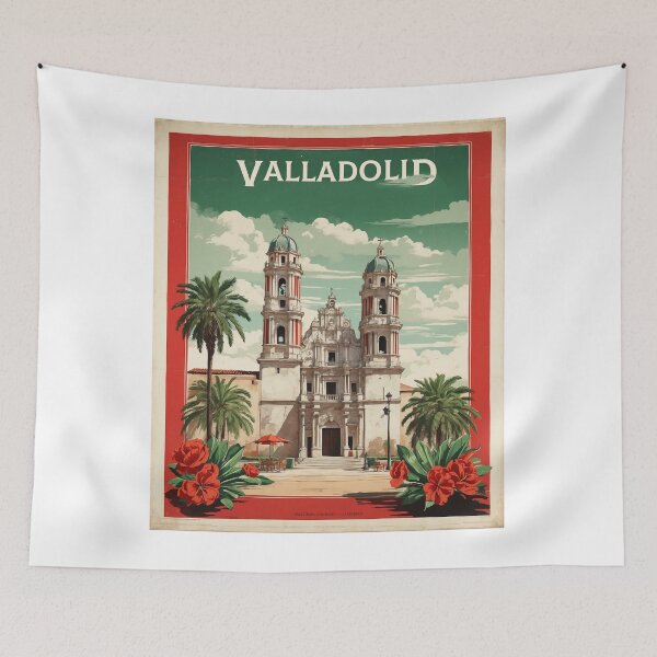 Item preview, Valladolid Mexico Vintage Poster Tourism designed and sold by TravelersGems.