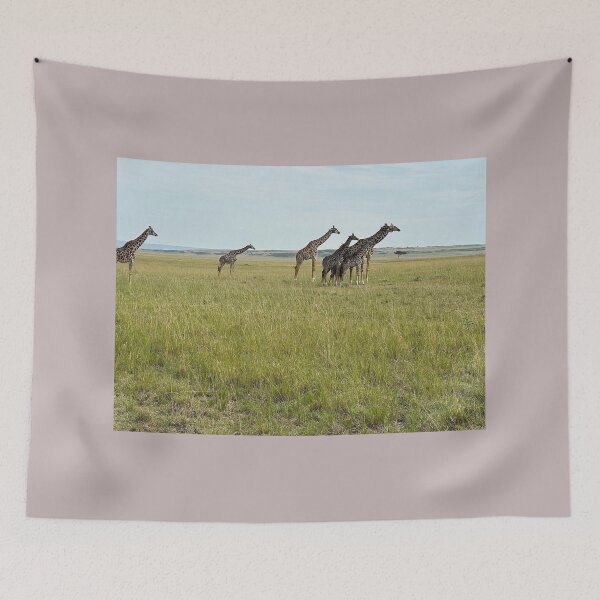 Item preview, Peaceful Giraffes designed and sold by annenambiro.