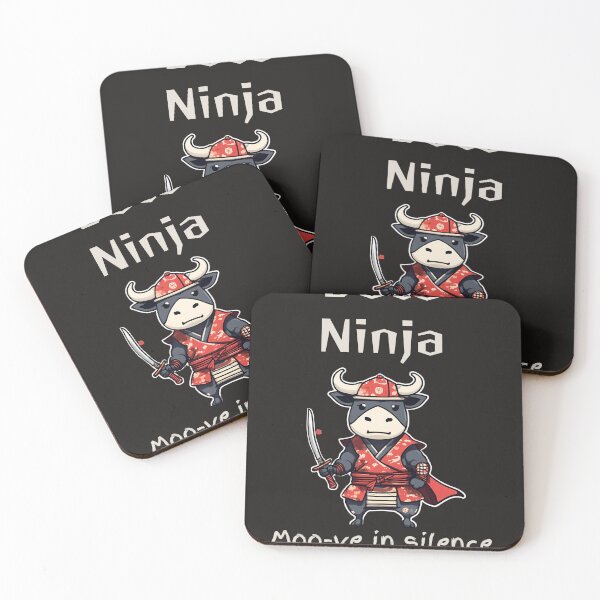 Item preview, Data Ninja Cow Japanese Samurai designed and sold by t1n3333.