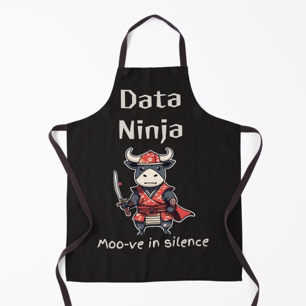 Item preview, Data Ninja Cow Japanese Samurai designed and sold by t1n3333.