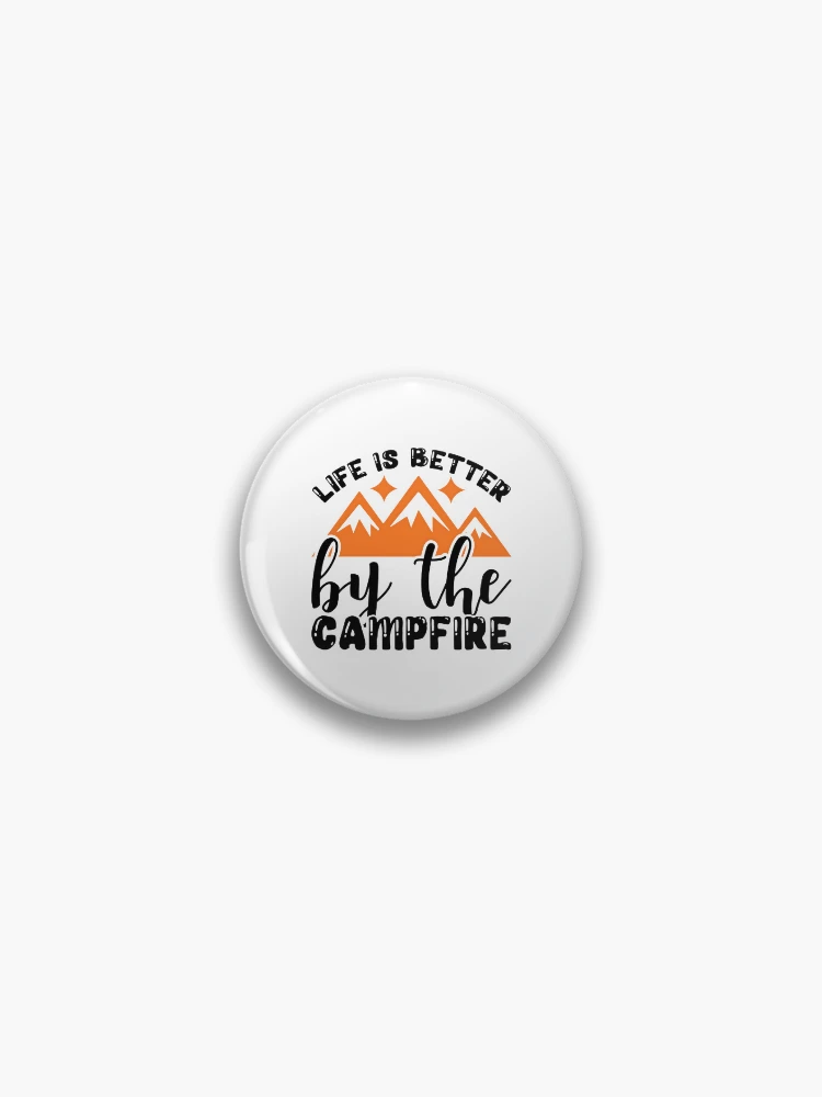 Thumbnail 1 of 3, Pin, Camping designed and sold by ROKANDESIGNART.