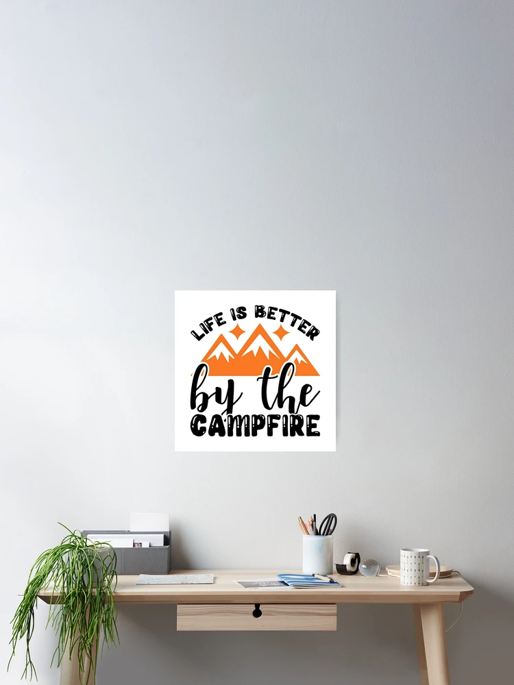 Thumbnail 2 of 3, Poster, Camping designed and sold by ROKANDESIGNART.