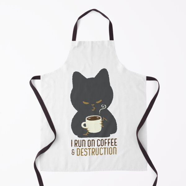 Item preview, I Run on Coffee and Destruction designed and sold by chillaxcats.