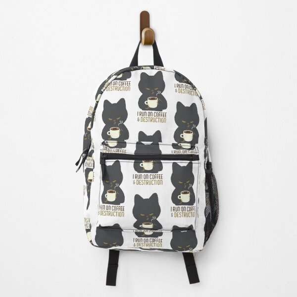 Item preview, I Run on Coffee and Destruction designed and sold by chillaxcats.