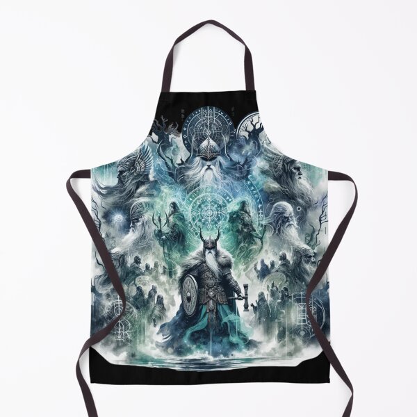 Item preview, Mystic Norse Legends: Ethereal Viking Warriors and Runes Artwork designed and sold by ZbigArt.