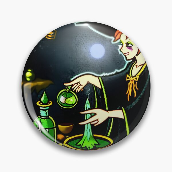 Item preview, A witch making potions  designed and sold by Kenndall.