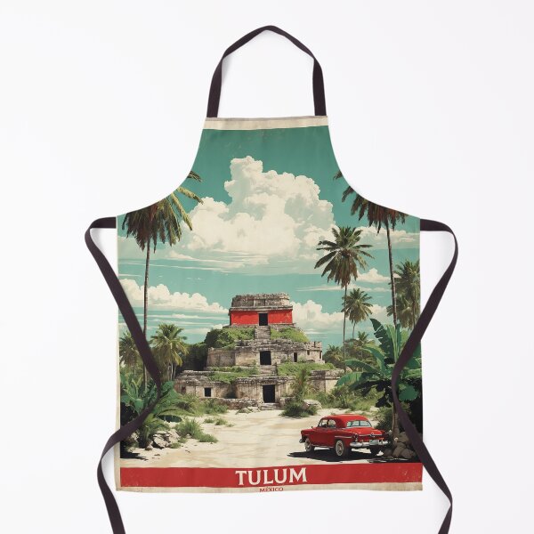 Item preview, Tulum Mexico Vintage Poster 3 designed and sold by TravelersGems.