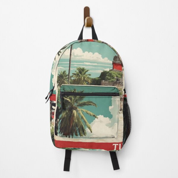 Item preview, Tulum Mexico Vintage Poster 3 designed and sold by TravelersGems.