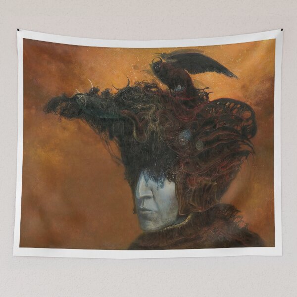 Item preview, Zdzislaw Beksinski Painting, nightmare art by Zdzislaw Beksinski, surrealism by Zdzislaw Beksinski  designed and sold by Amy-Hamilton.