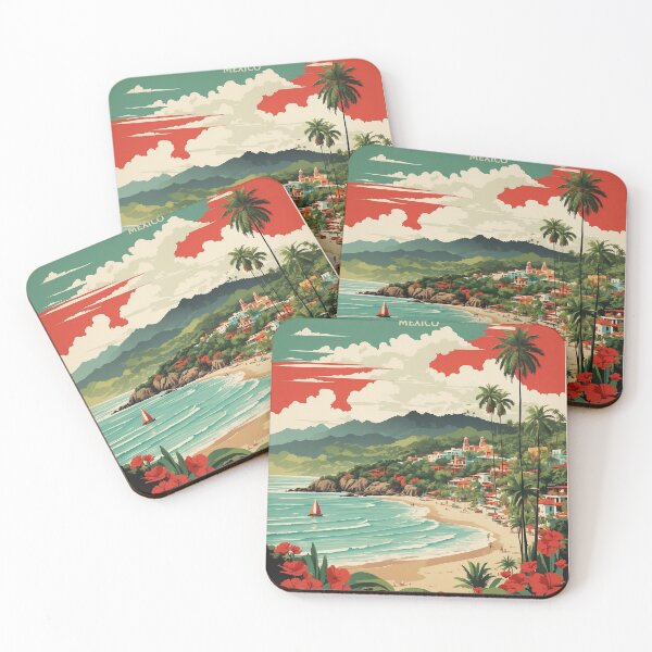 Item preview, Sayulita Mexico Vintage Poster Tourism designed and sold by TravelersGems.