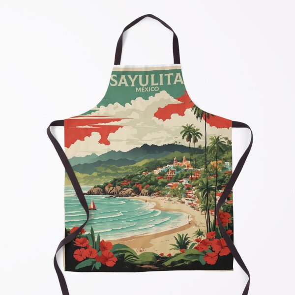 Item preview, Sayulita Mexico Vintage Poster Tourism designed and sold by TravelersGems.