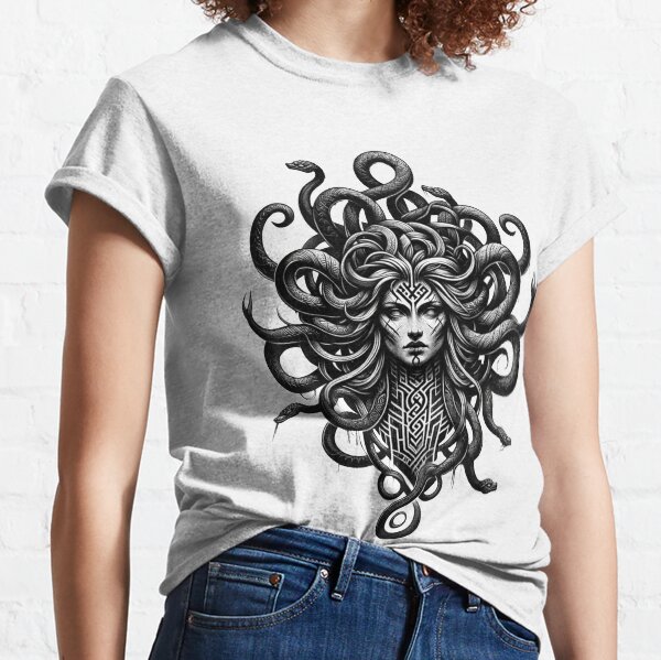 Item preview, Valhalla Medusa Tattoo Design designed and sold by AdisKucius.