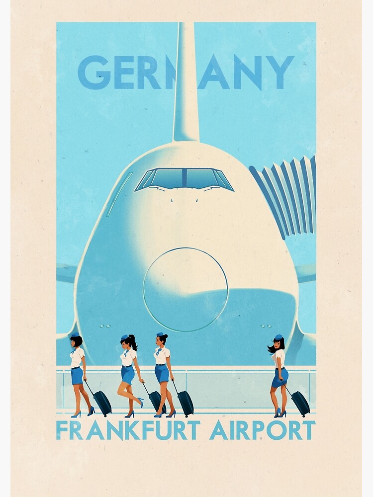 Reise Poster - Frankfurt Deutschland Poster