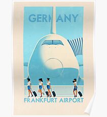 Reise Poster - Frankfurt Deutschland Poster