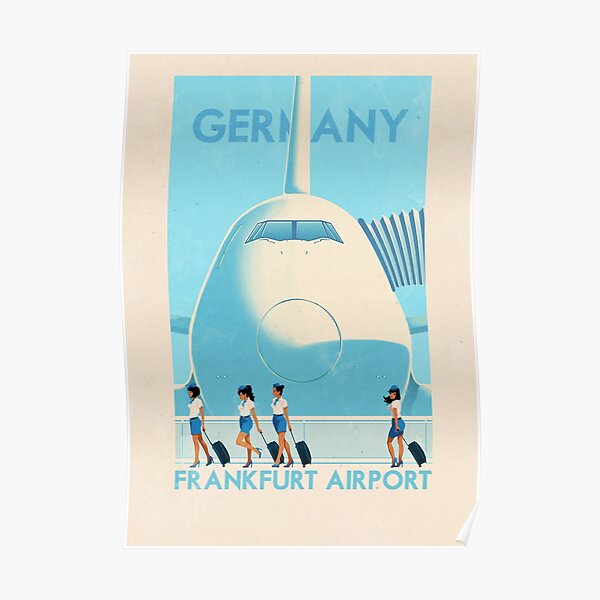 Travel Posters - Frankfurt Germany Poster