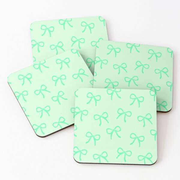 Item preview, Dainty Bows - Mint Green designed and sold by SilverPegasus.