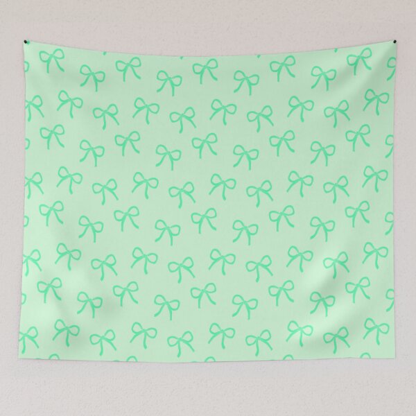 Item preview, Dainty Bows - Mint Green designed and sold by SilverPegasus.