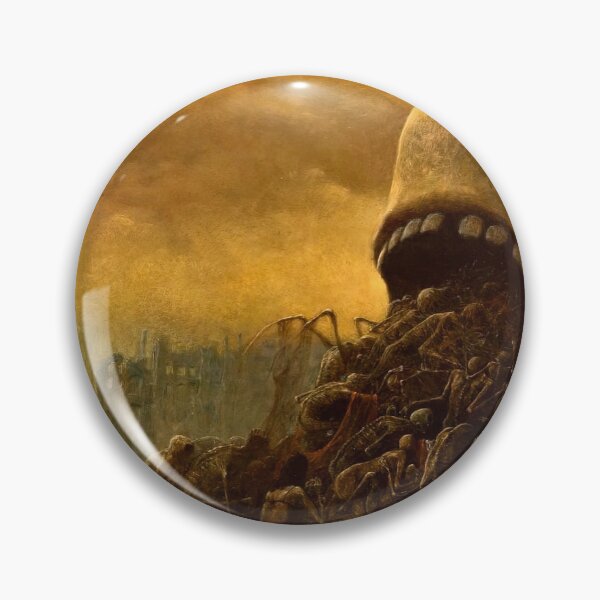 Item preview, Zdzislaw Beksinski Painting, nightmare art by Zdzislaw Beksinski, surrealism by Zdzislaw Beksinski  designed and sold by Amy-Hamilton.