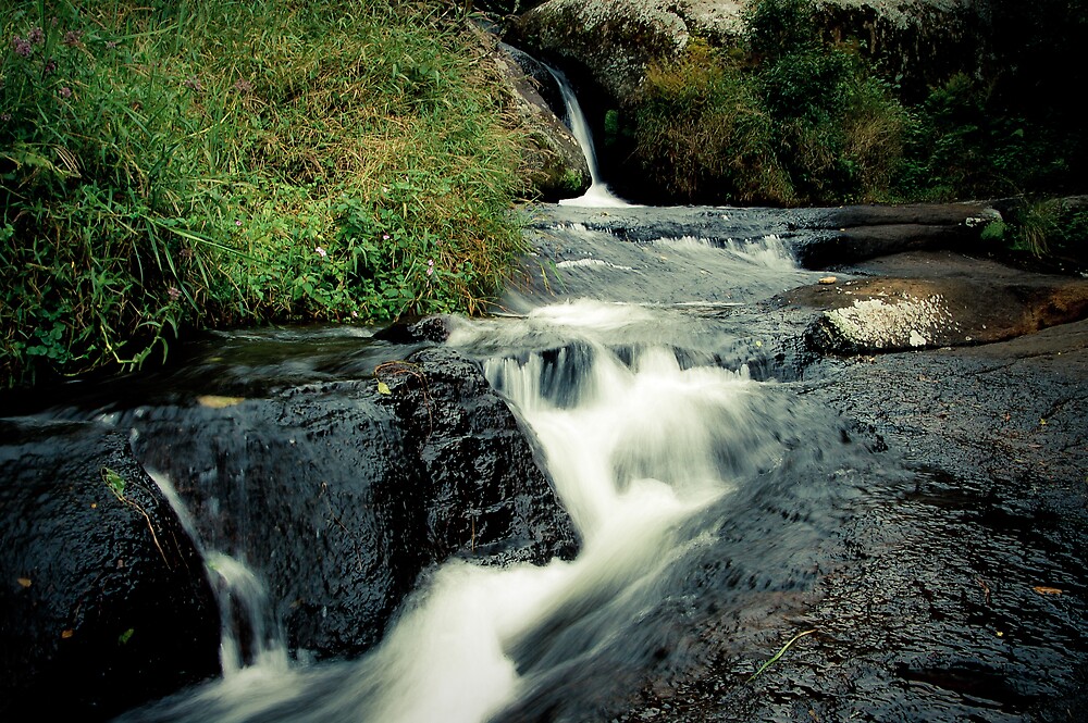 Waterfall Zomba Plateau Malawi By Tim Cowley Redbubble