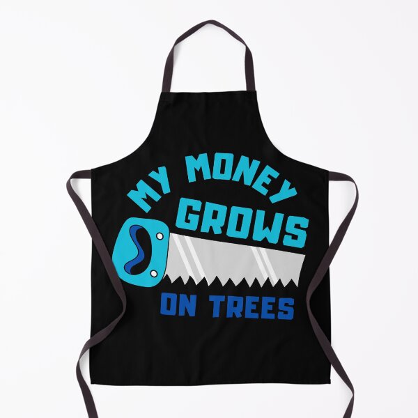 Item preview, My money grows on trees - A wood saw and a lumberjack - I make money on a tree | Blue ocean and see designed and sold by Erry-ewell.