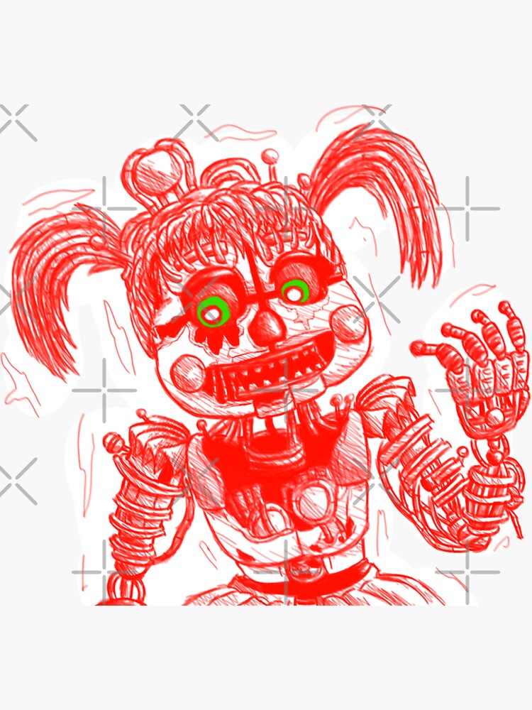 Scrap Baby Design Sticker