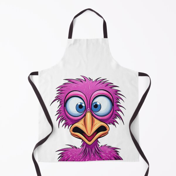 Item preview, Purple Peculiarity - Quizzical Bird with Oversized Eyes designed and sold by artwaves.
