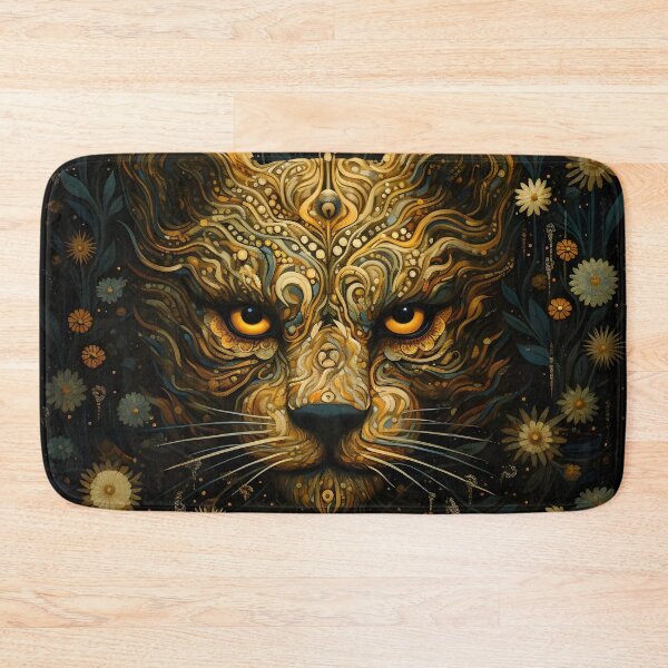 Item preview, abstract art print of a detailed tiger print designed and sold by dcrc.
