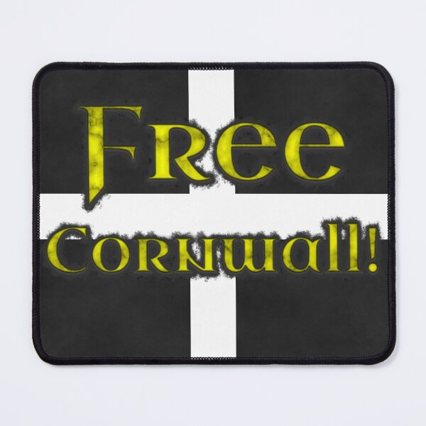 Item preview, Free Cornwall! On Flag of Cornwall, St. Piran's Flag designed and sold by SolarCross.