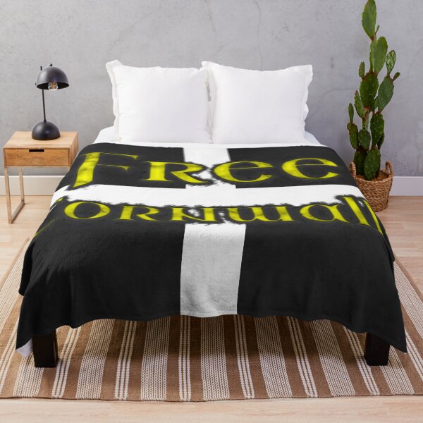 Item preview, Free Cornwall! On Flag of Cornwall, St. Piran's Flag designed and sold by SolarCross.