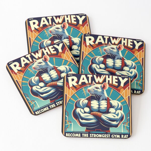 Item preview, Gym Rat Whey designed and sold by CoquerelleStore.