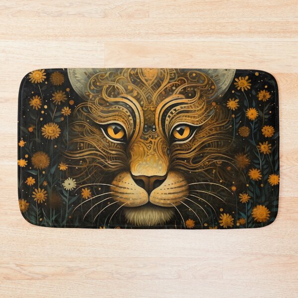Item preview, abstract art print of a detailed tiger print designed and sold by dcrc.