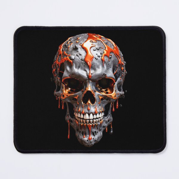 Item preview, Volcanic Rock lava Trible Skull designed and sold by CropWear.