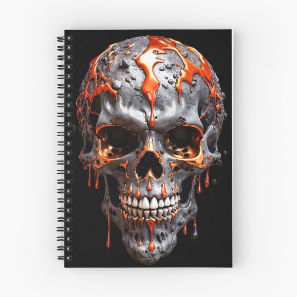 Item preview, Volcanic Rock lava Trible Skull designed and sold by CropWear.