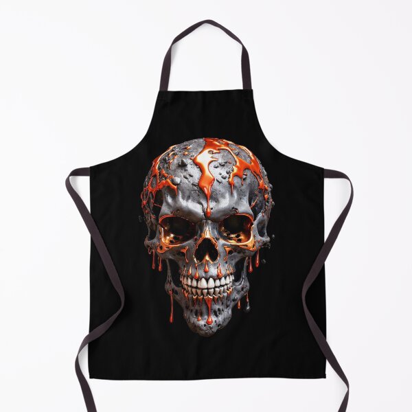 Item preview, Volcanic Rock lava Trible Skull designed and sold by CropWear.